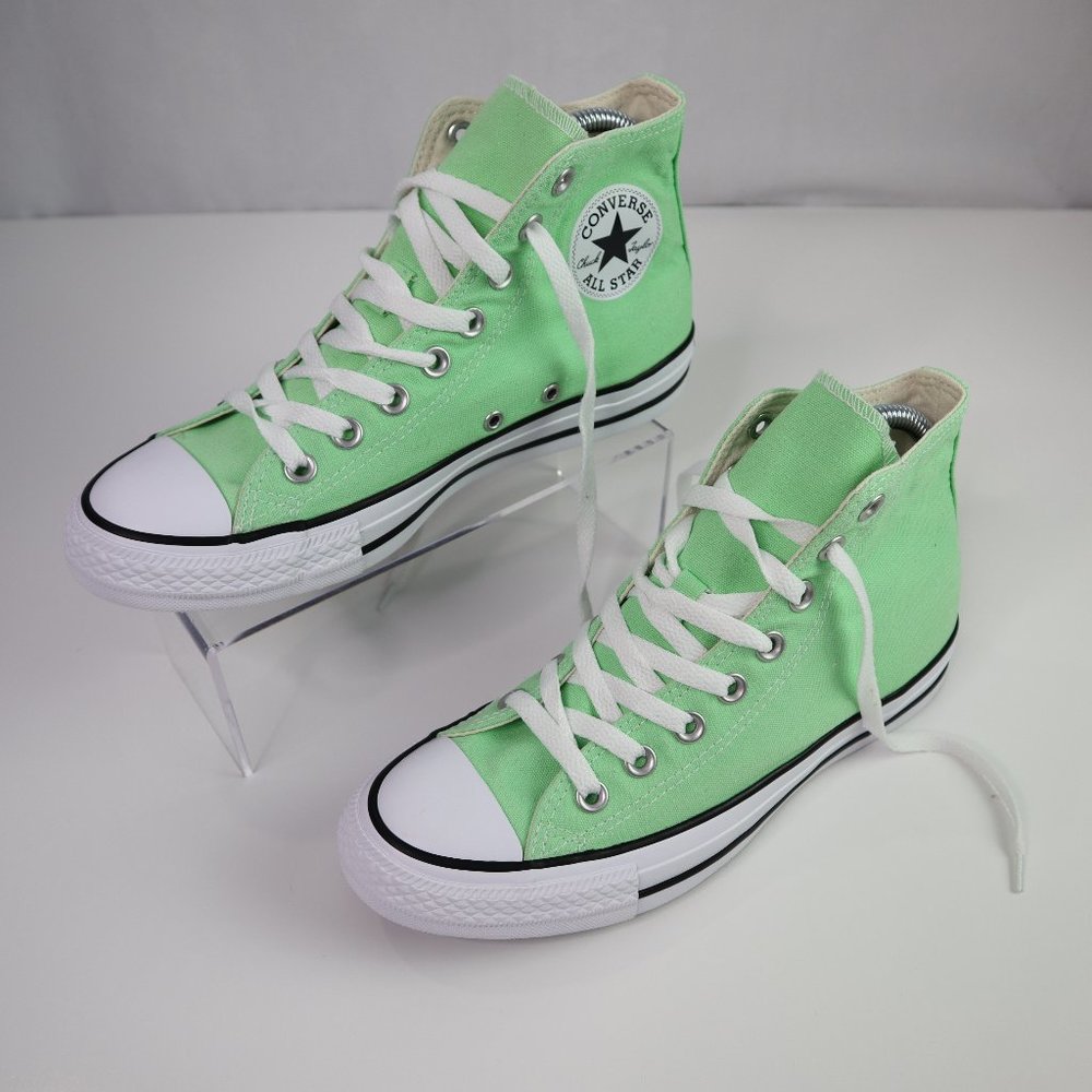 Converse All Star Chuck Taylor Womens 8.5 Green Aphid High Top Shoes Sneakers